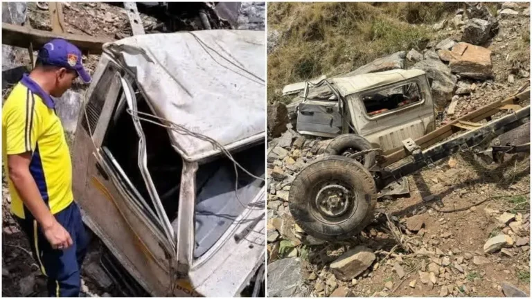 उत्तराखंड में फिर बड़ा सड़क हादसा: गहरी खाई में गिरा पिकअप वाहन, एक की मौत, एक घायल – ROAD ACCIDENT IN PAURI