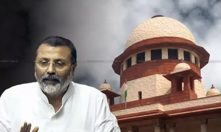 भाजपा सांसद की टिप्पणियों पर SC ने जताई कड़ी नाराज़गी, कहा – “अदालतें फूल नहीं जो मुरझा जाएं”