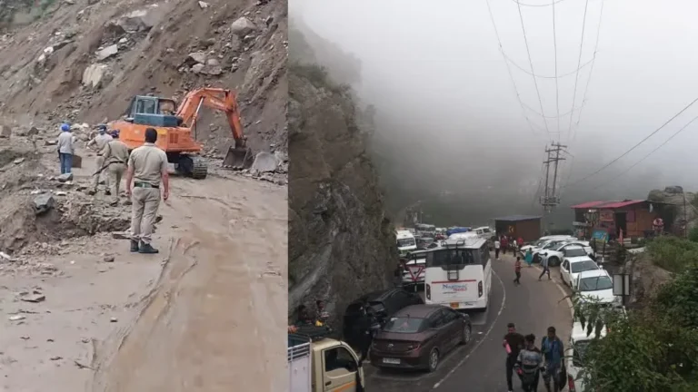 रुद्रप्रयाग में मूसलाधार बारिश से बिगड़े हालात, गौरीकुंड में मंदिर में घुसा गंदा पानी, हाईवे पर खतरा बरकरार
