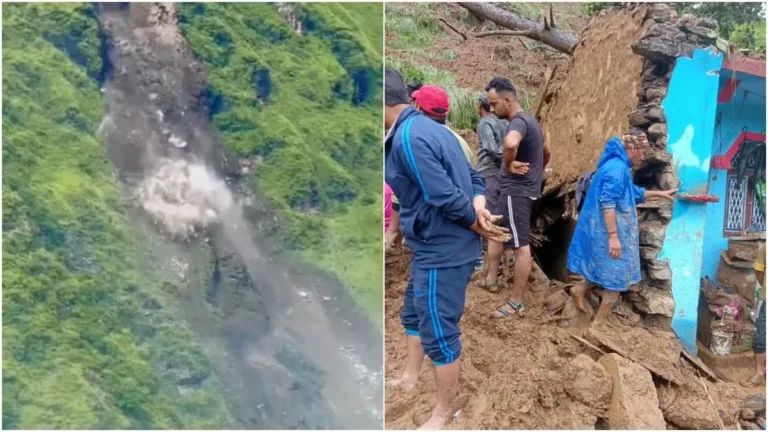 चमोली: बिरही निजमुला घाटी में भयंकर भूस्खलन, बादल फटने से दो की मौत