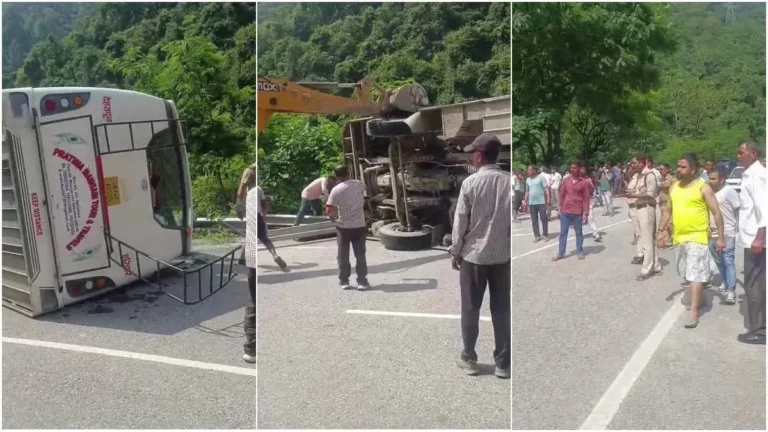 टिहरी: चंबा के पास बस हादसा, 2 की मौत, 13 घायल