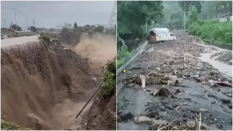 देहरादून में नदियों का विकराल रूप, सड़कें बह गईं, हरिद्वार हाईवे ध्वस्त