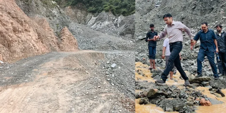 देहरादून: आपदा प्रभावित क्षेत्र बटोली में सड़क मार्ग सुचारू, डीएम ने किया था दौरा