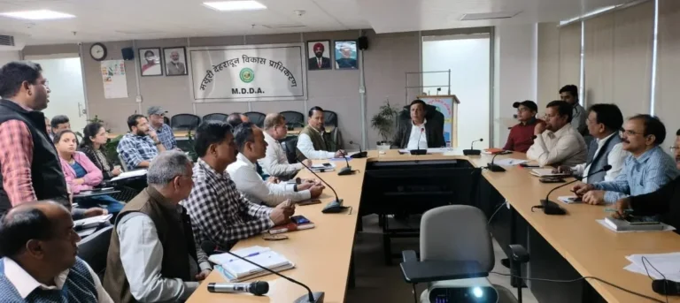 एमडीडीए की हाईलेवल बैठक: अब एक दिन की भी देरी नहीं चलेगी!