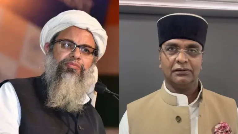 मौलाना महमूद मदनी के बयान पर छिड़ा विवाद, बोले—‘मुसलमानों को राह चलते भी लगता है डर’, मंत्री सारंग ने किया पलटवार