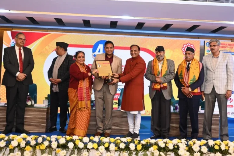 स्वास्थ्य सचिव डॉ. आर. राजेश कुमार को PRSI का राष्ट्रीय सम्मान