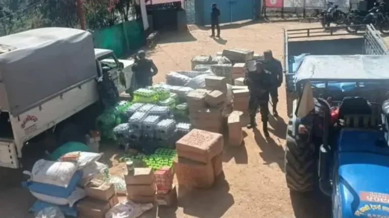 भारत-नेपाल सीमा पर बड़ी कार्रवाई: 37 क्विंटल से अधिक तस्करी का सामान जब्त, तस्कर फरार