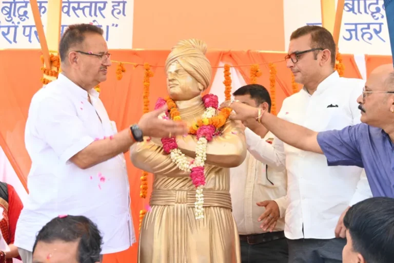 स्वामी विवेकानंद की विचारधारा युवाओं को राष्ट्र निर्माण की प्रेरणा देती है : कैबिनेट मंत्री गणेश जोशी