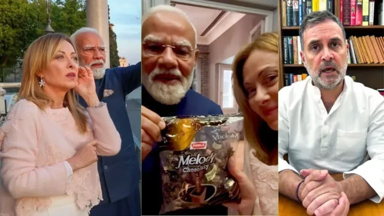 ‘यह नेतृत्व नहीं, नौटंकी है’ — पीएम मोदी और मेलोनी की ‘MELODY’ वीडियो पर राहुल गांधी का तंज