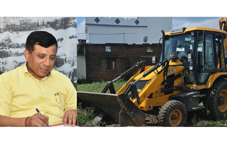 देहरादून- डोईवाला में एमडीडीए की बड़ी कार्रवाई, 5 बीघा अवैध प्लॉटिंग पर चला बुलडोजर