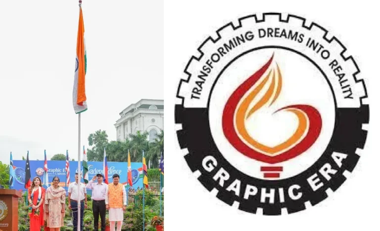 देहरादून- ग्राफिक एरा में शहीद के पिता ने फहराया तिरंगा, लेफ्टिनेंट बीरेश्वर के नाम पर शुरू होगी छात्रवृत्ति
