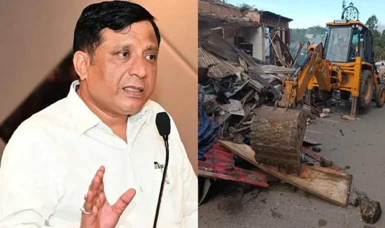 देहरादून- मसूरी के अपर माल रोड पर अनाधिकृत निर्माण ध्वस्त, एमडीडीए ने दिखाई सख्ती